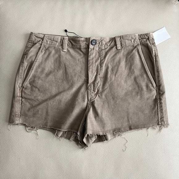 NWT - Zara Women’s ZW Collection Raw Edge Denim Short - Size L - Picture 5 of 13